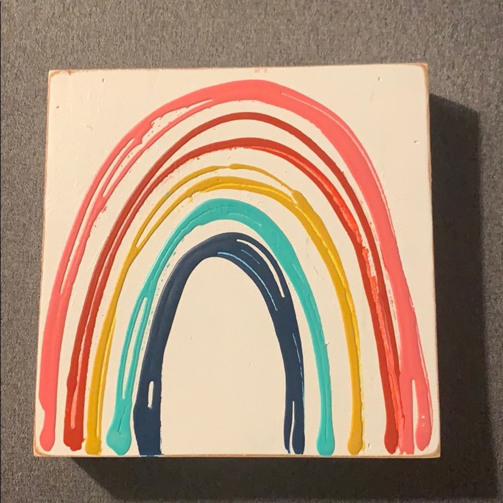 NWOT mini Little Red Porch rainbow